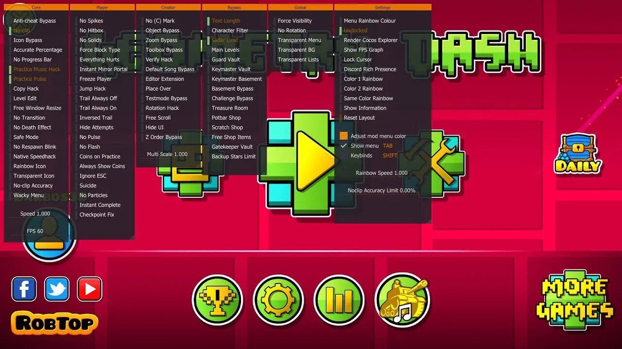 GeometryDash чит версия